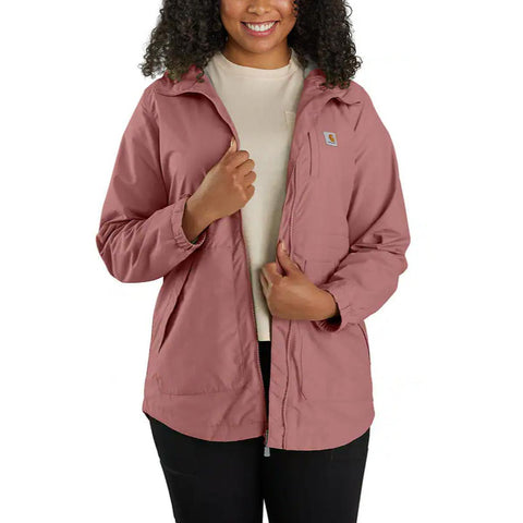 Rose Tint Carhartt rain jacket