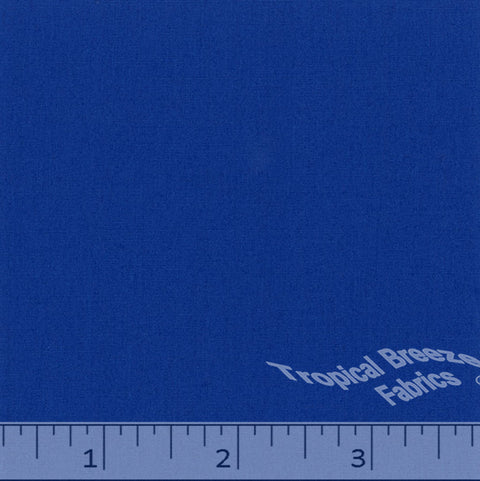 Royal blue Broadcloth fabric.