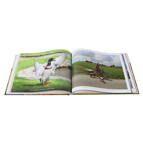 Rural Scenes Volume 3 hardcover book showing showing open pages