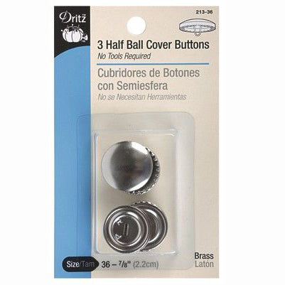 Half Ball Cover Button Refills S-213