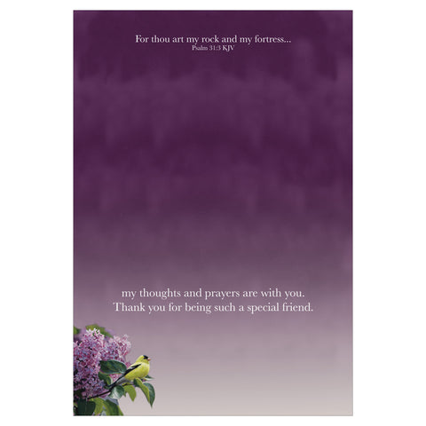 Thinking of you card.