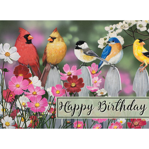 Garden Fence Birthday Boxed Cards SBEG22184