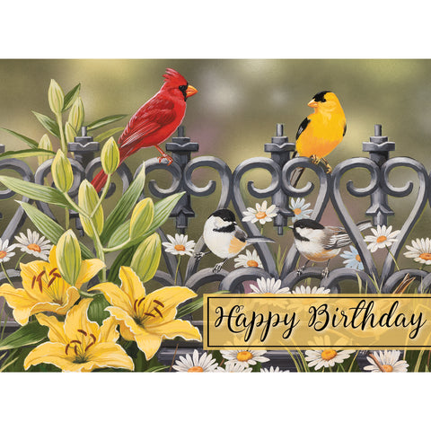 Garden Fence Birthday Boxed Cards SBEG22184