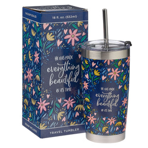 Everything Beautiful Stainless Steel Travel Mug and Coordinating Gift Box