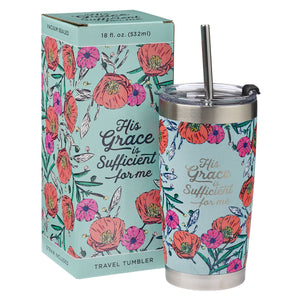 His Grace Stainless Steel Travel Mug and Coordinating Gift Box