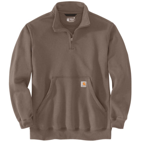 Sepia Men's Quarter-Zip Mock-Neck Sweatshirt 105294