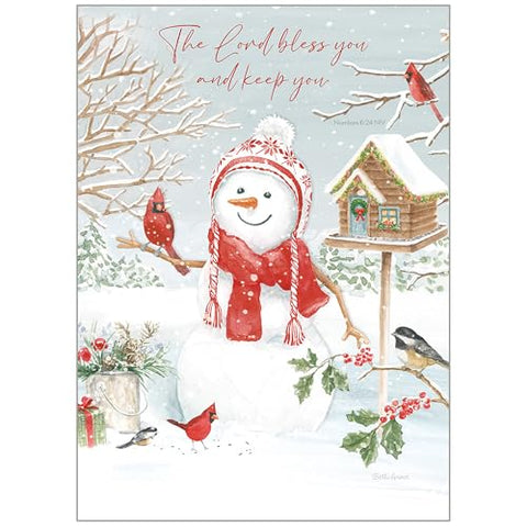 Snowman by Birdhouse Boxed Christmas Cards 107685