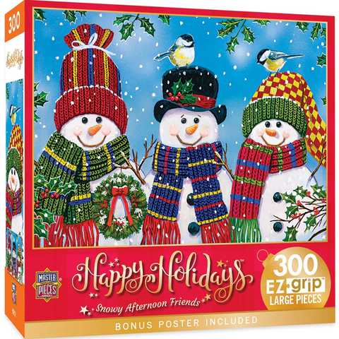 Snowy Afternoon Friends 300 PC EZ Grip Puzzle 31910 B