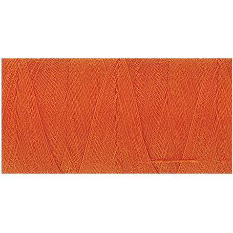 Tangerine color Mettler thread.