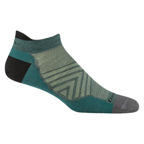 Teal Darn Tough no-show sock