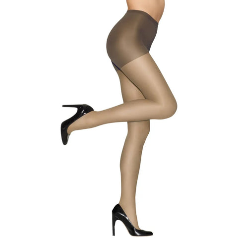 town taupe, Alive Full Support Pantyhose with Control Top and Reinforced Toe Q00810