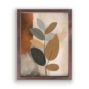 Abstract Leaf Framed Art VFR0570