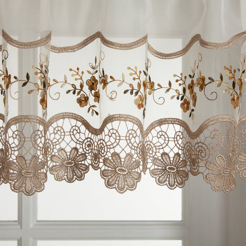 Gold edged curtain