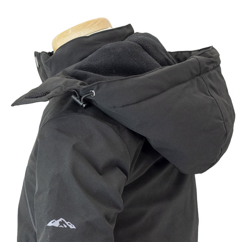 Boy's Water Resistant Jacket close up of hood