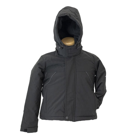 Boy's Water Resistant Jacket hood up