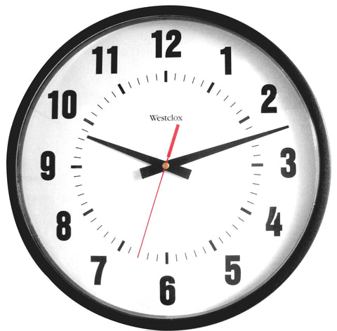 Westclox Commercial Wall Clock