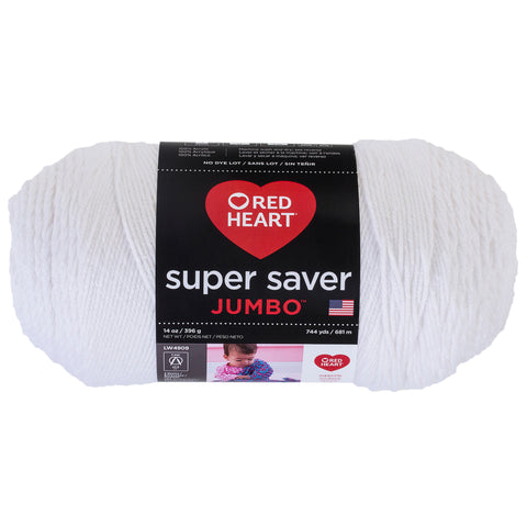 White Red Heart Yarn.
