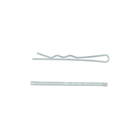 Plain Wave Bobby Pins BP15000W
White