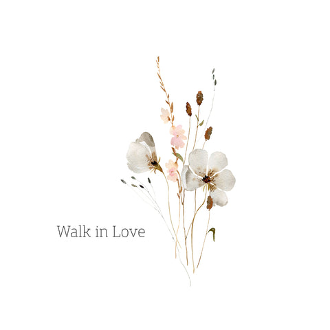Printed Wildflower Handkerchiefs Set of 3 CH1520 walk in love