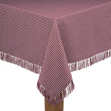 Homespun Tablecloths with Fringe