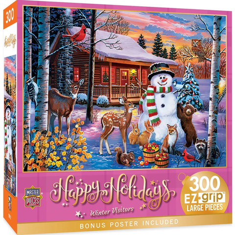 Winter Visitors 300 PC EZ Grip Puzzle 32153 C
