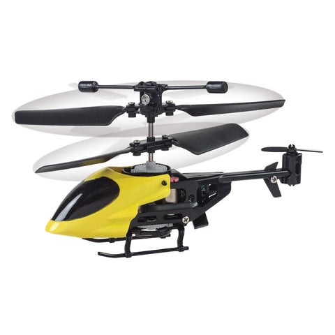 World's Smallest Helicopter, side view.