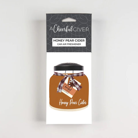 Honey Pear Cider Car Air Freshener