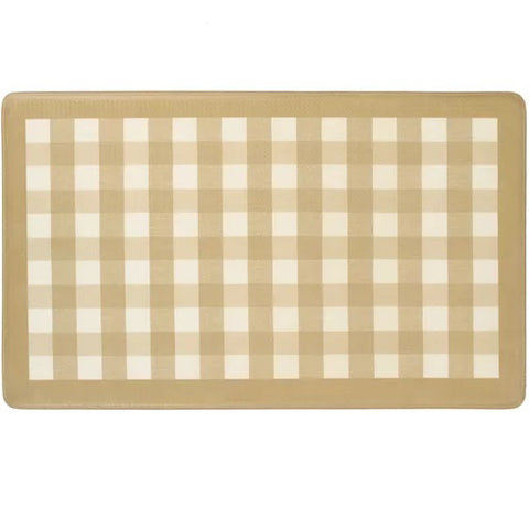 Taupe Buffalo Check Anti-Fatigue Mat