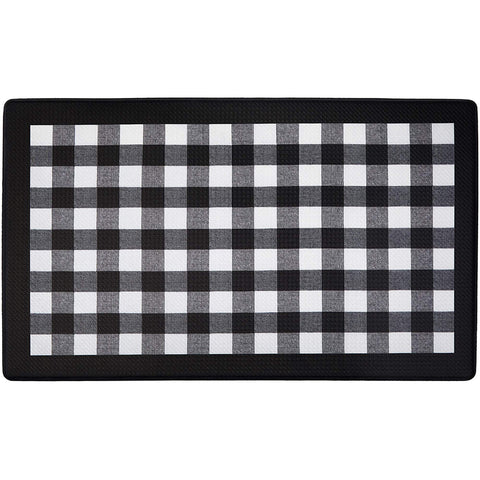 Black Buffalo Check Anti-Fatigue Mat