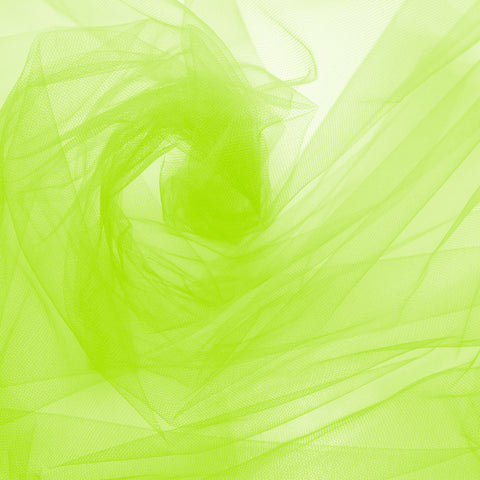 Apple green tulle fabric