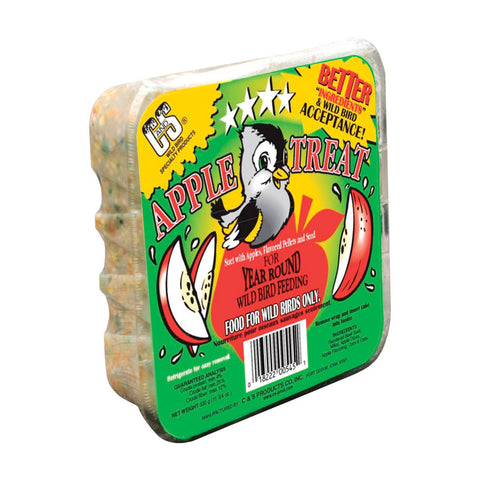 Apple Treat suet cake for wild bird