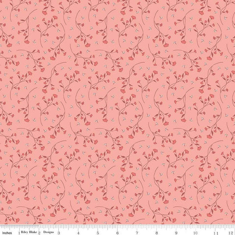 Melody Collection Vines Cotton Fabric C15144 apricot
