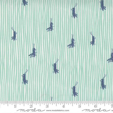 Garden Society Cotton Fabric Collection aqua