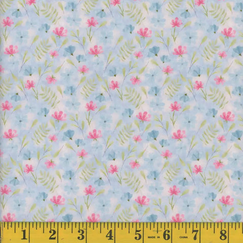 aqua, Kyra Dotted Dobby Polyester Fabric 1324