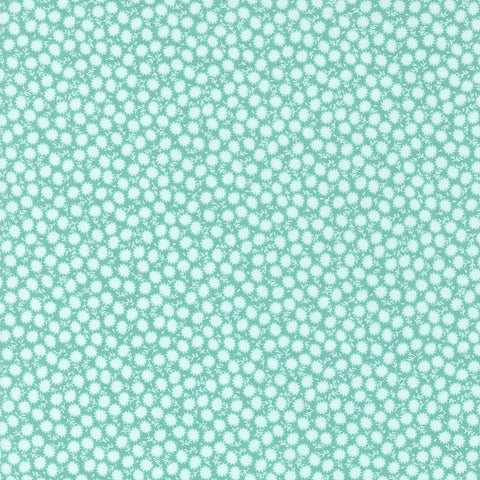 Sunflowers in My Heart Collection Fleur Blenders Cotton Fabric 27325 aqua