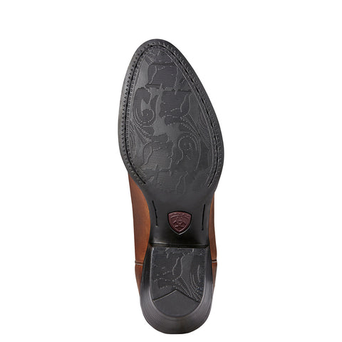Bottom view of boot
