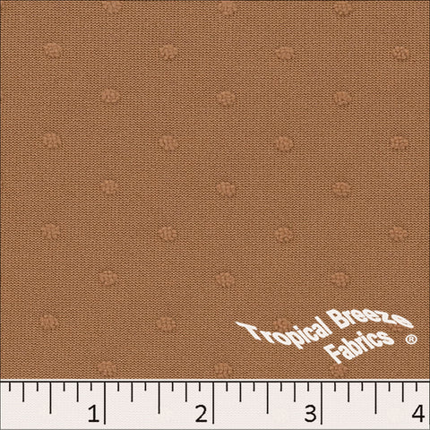 Embossed Swiss Dot Polyester Knit Fabric 32323 autumn