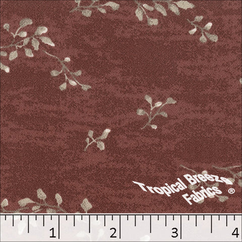 autumn red, Koshibo Print Polyester Fabric 048524