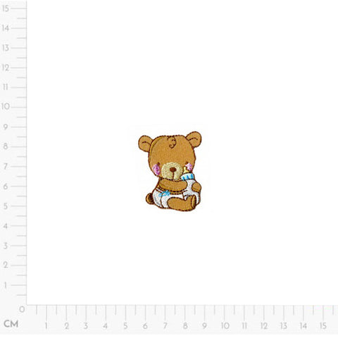 baby bear boy, Baby Animal Applique 16076