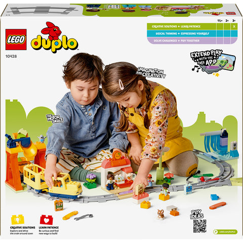 back, LEGO Duplo Town Big Interactive Community Train Set 10428