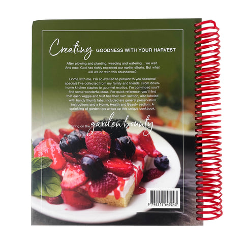 Garden Bounty Cookbook back cover