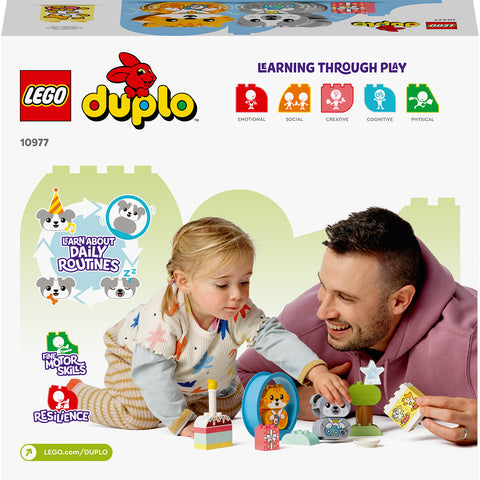 back, LEGO Duplo My First Puppy & Kitten With Sounds Building Toy 10977