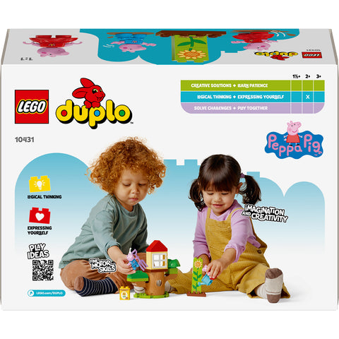 back, LEGO Duplo Peppa Pig Garden and Tree House Toy 10431