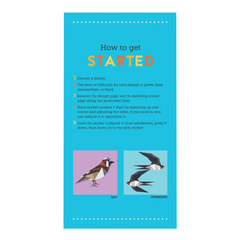 My Sticker Paintings: Birds 1854