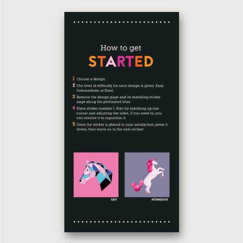 My Sticker Paintings: Horses 1878