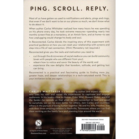 Reconnected: How 7 Screen-Free Weeks with Monks and Amish Farmers Helped Me Recover the Lost Art of Being Human 6465