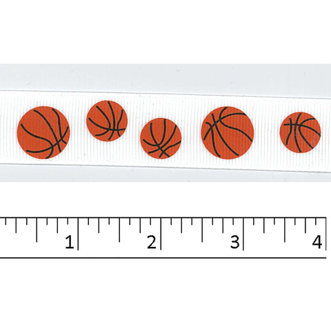 basketball themed ribbon