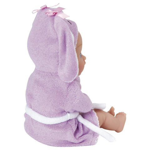 Right side view of doll