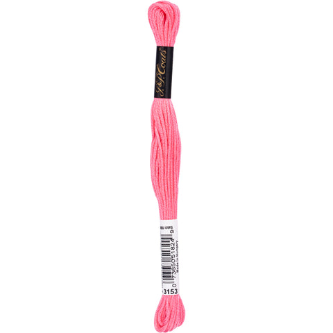 Beautiful rose embroidery floss