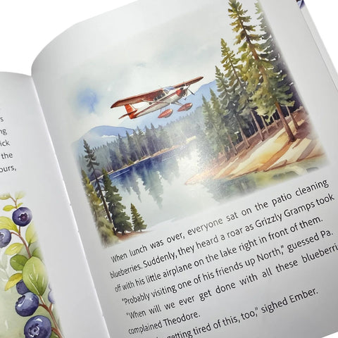 Beaver Family Adventures showing open page